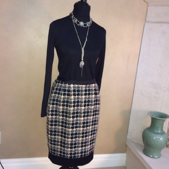 Wool and mohair dirndl skirt