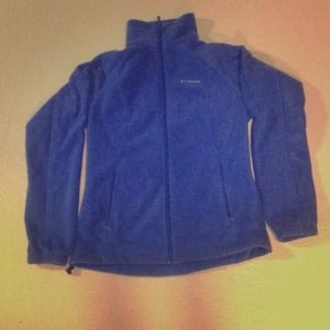 Purple lotus fleece Columbia jacket