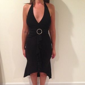 Black cocktail dress