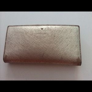 *Reserved*Kate Spade Stacy Gold Wallet