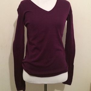 Plum long sleeve shirt/sweater