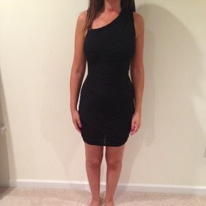 Black cocktail dress