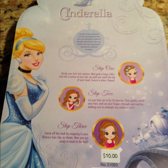 Cinderella Hair Clips - Picture 2 of 3