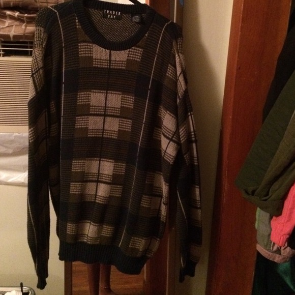 Very big bill Cosby like sweater.
