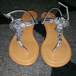 💎Crystal Encrusted Thong Sandals💎