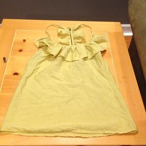 Cotton Express yellow tank top