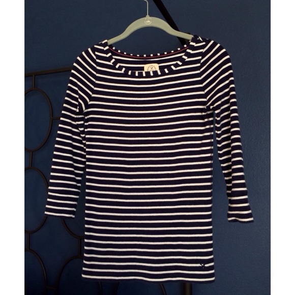 Navy striped sweater