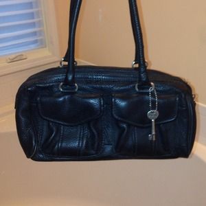 Sale! Black leather fossil purse