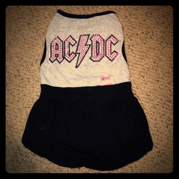 ACDC dog dress