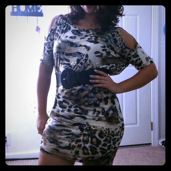 Fun & Sexy Animal Print Dress!
