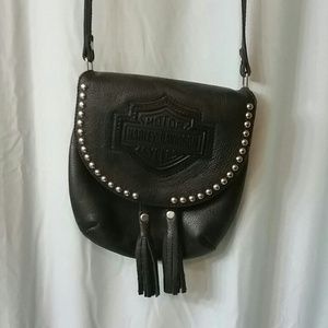 Harley Davidson leather purse