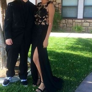 Black/sheer elegant dress :)