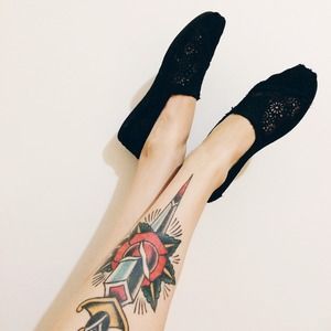 Black Crochet TOMS