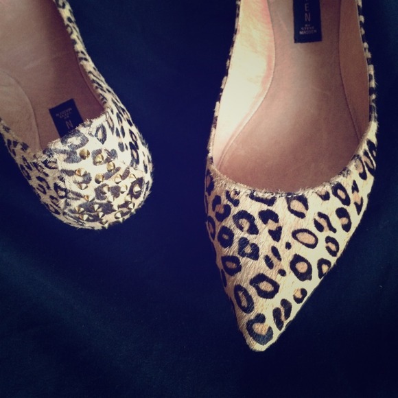 Steven by Steve Madden Shoes - Pointy leopard flats