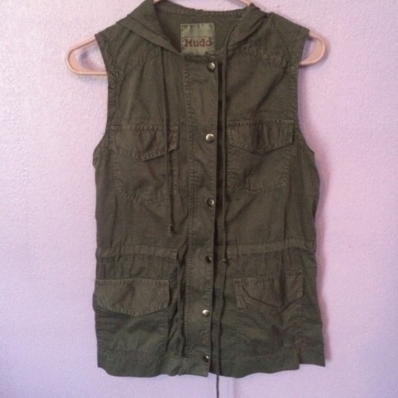 Gray utility vest