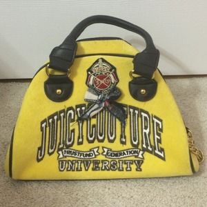 Yellow juicy couture handbag