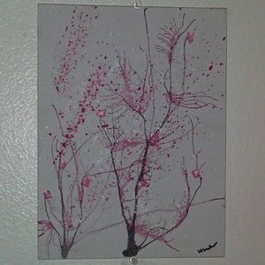 Painting Winter cherry blossom by SJB