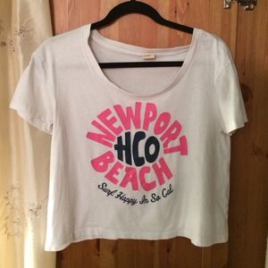 🚫Traded🚫 Hollister Flowy Crop Top