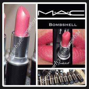 Mac authentic brand new lipstick "bombshell" color
