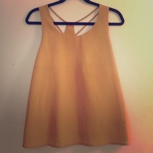 Mustard yellow tank