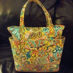 Vera Bradley Go Round Tote Bag - Provencal