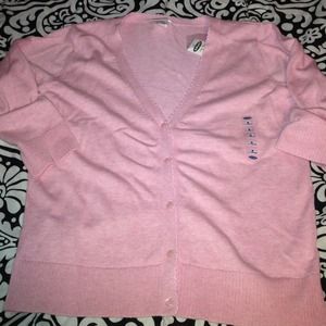 Pink cardigan