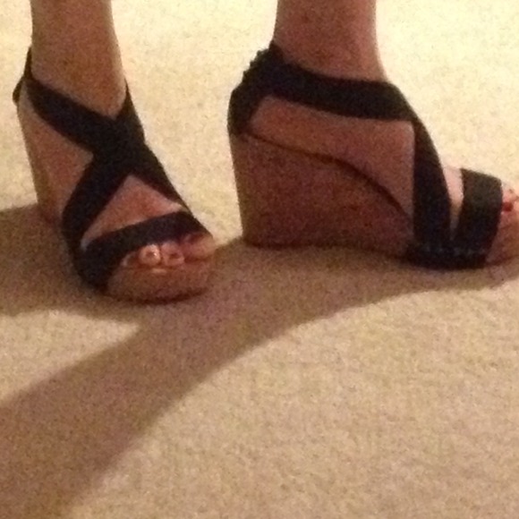 Cute black summer shoes