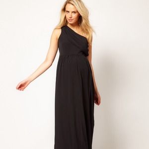 ASOS Maternity Maxi Dress with One Shoulder