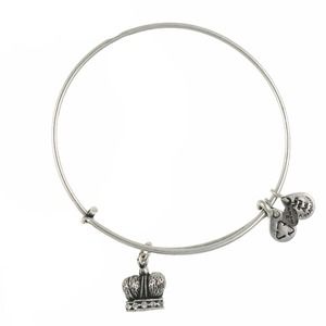 Alex and Ani King's Crown Charm Bangle