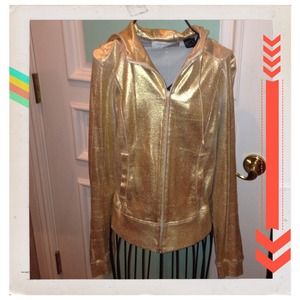 Charles Nolan Gold Zip Hoodie