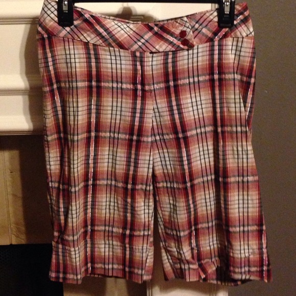 Plaid shorts