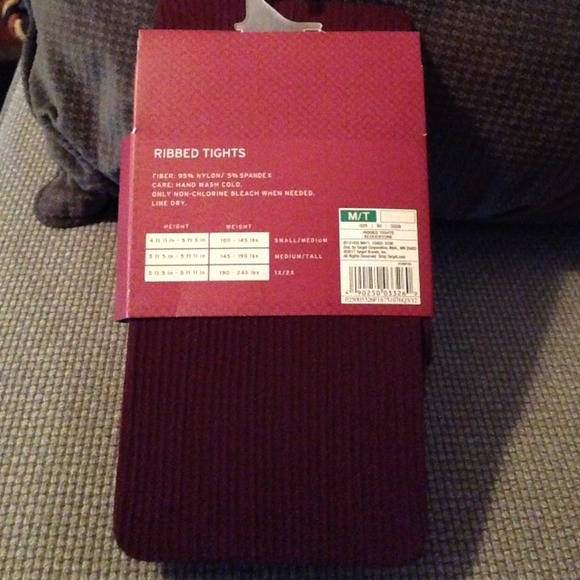 🎀Merona Ribbed Tights🎀 - Picture 2 of 2