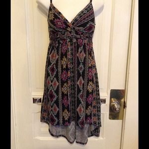 Hi - low colorful dress