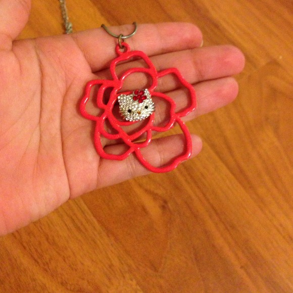 Hello Kitty Jewelry Hello Kitty Rose Necklace Poshmark