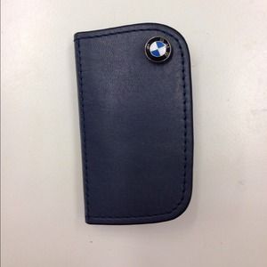 Blue BMW key case