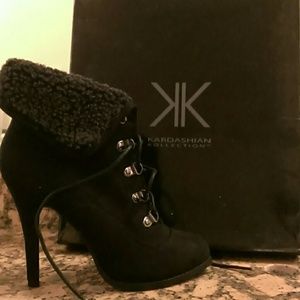 Kim Kardashian black aspen heels