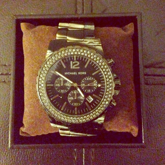 Michael Kors Cermanic Tortoise Watch