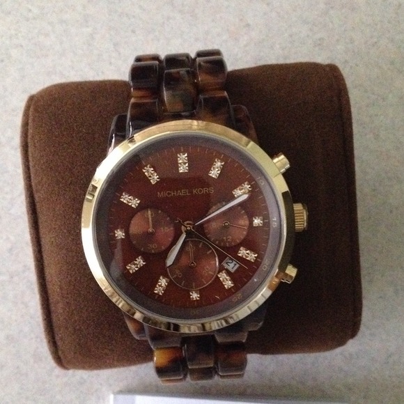 Michael Kors tortoise watch