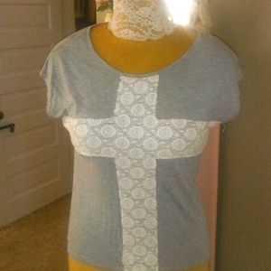 Cute lace tshirt