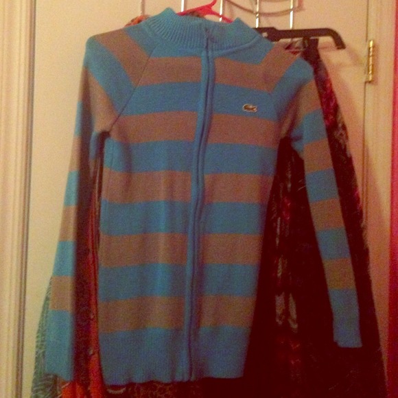 LACOSTE STRIPPED JACKET