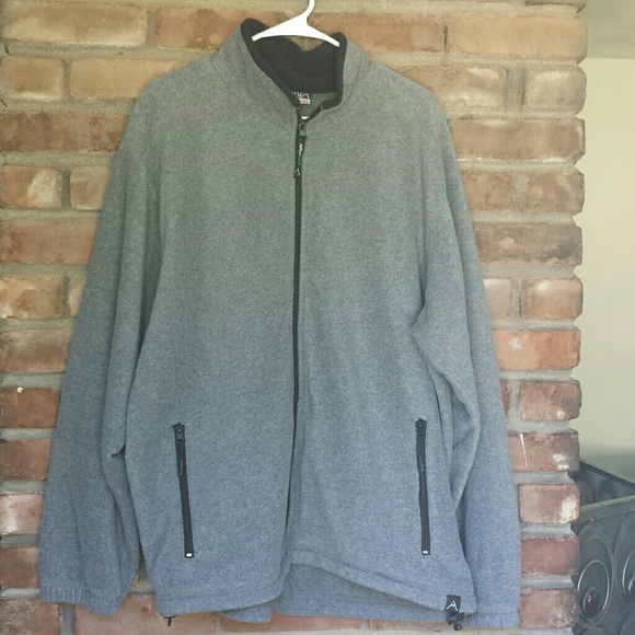 Grey Fleece Zip Up