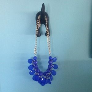 Blue Statement necklace