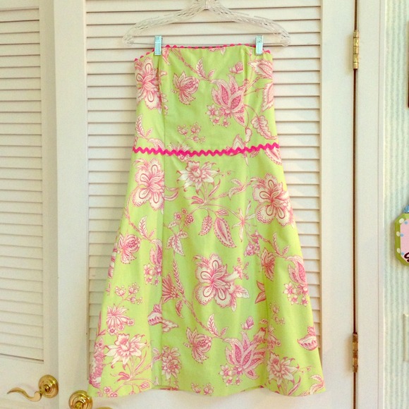 Molly B strapless cocktail dress