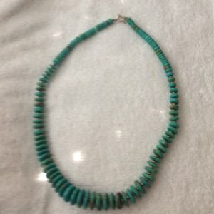 17.5in vintage turquoise with silver🌹🌺