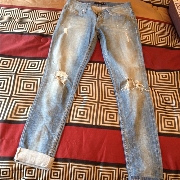 Womens Levi Too Superlow 524 Jeans