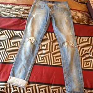 Womens Levi Too Superlow 524 Jeans