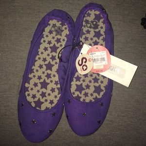 Purple flats