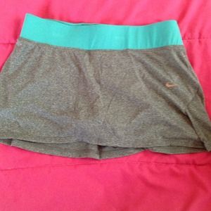 Grey & blue nike skirt/skort