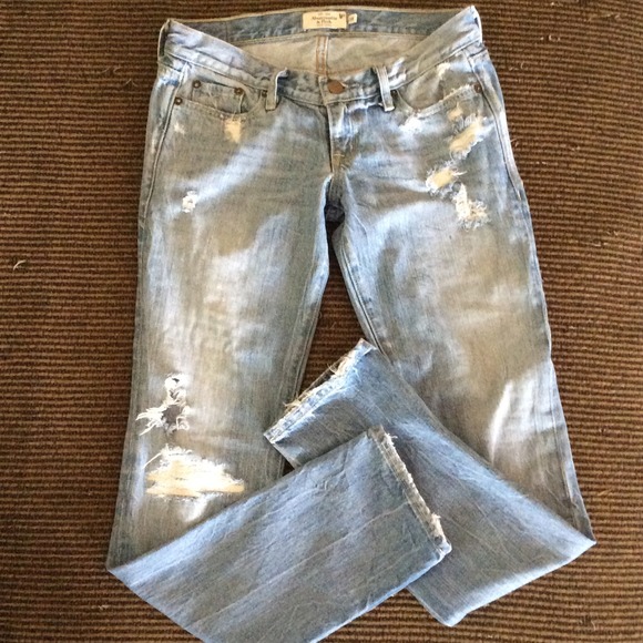 Abercrombie distressed jeans
