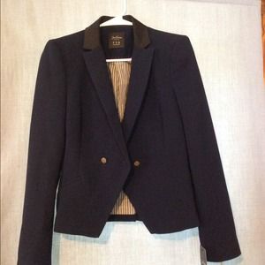 Zara trf navy blazer size small